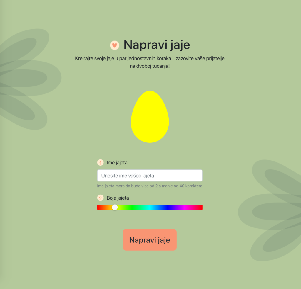 color picker for the egg